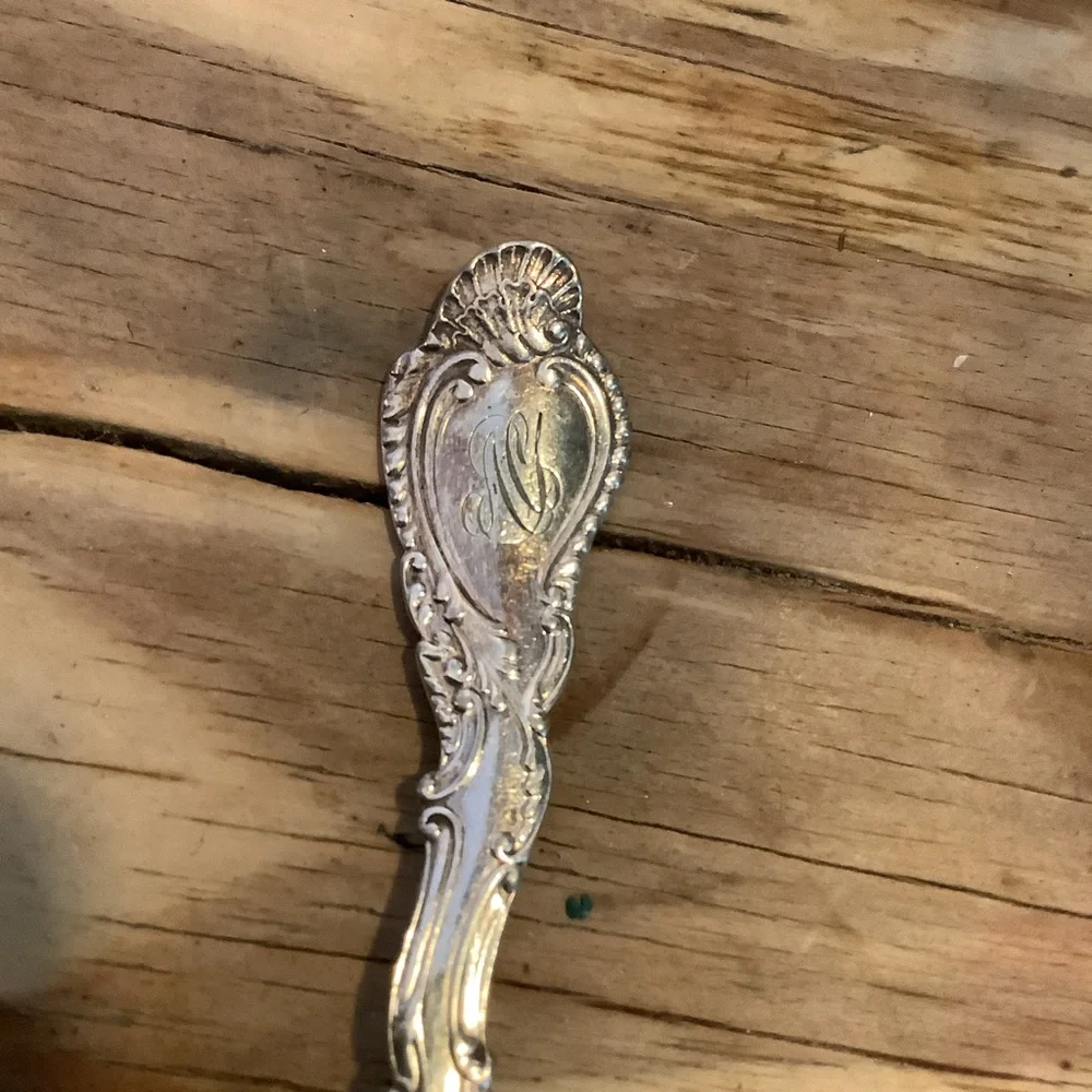 Antique Vintage Set of 3 Silver Plate Teaspoons